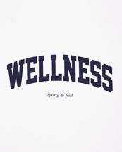 Sporty & Rich Wellness Ivy Rugby Crewneck White