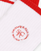 Sporty & Rich Srhwc Embroidered Socks White