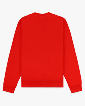 Sporty & Rich NY Tennis Club Crewneck Bright Red