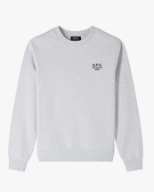 A.P.C. Rue Madame Sweatshirt Heathered Grey/Black