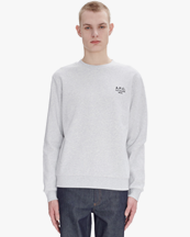 A.P.C. Rue Madame Sweatshirt Heathered Grey/Black