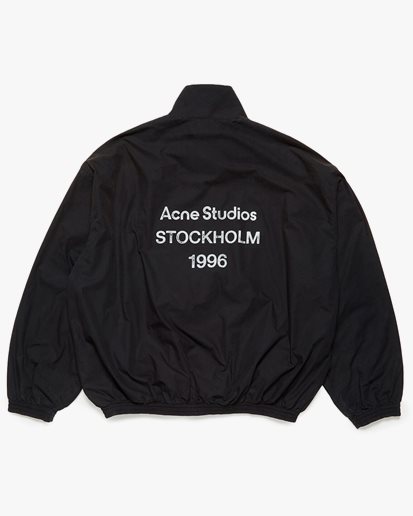 Acne Studios Stamp Logo Zip Jacket Black