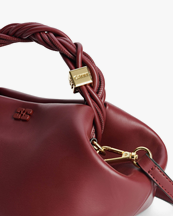 Ganni Bou Bag Small Burgundy