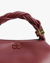 Ganni Bou Bag Small Burgundy