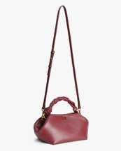 Ganni Bou Bag Small Burgundy