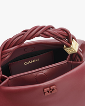 Ganni Bou Bag Small Burgundy