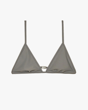 Bare Trin Bikini Top Grey