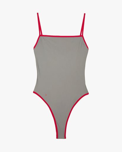 Bare Neo Swimsuit Grey/Red