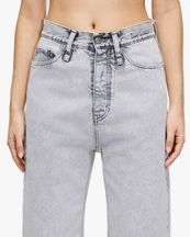 HOPE Skid Wide Leg Jeans Light Grey Stone