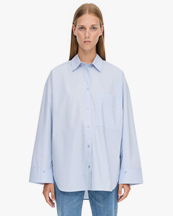 By Malene Birger Derris Shirt Periwinkle Blue