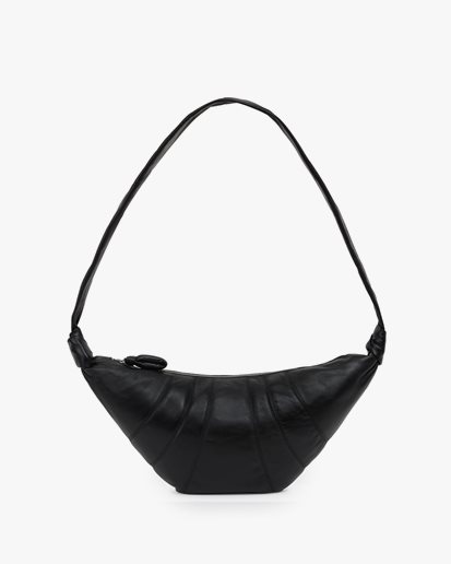 Lemaire Medium Croissant Bag Nappa Leather Black