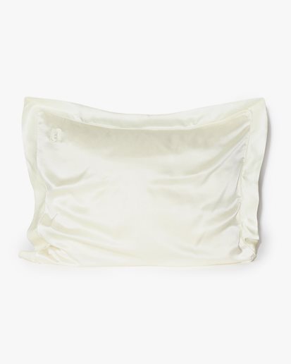 Our New Routine Silk Pillow Case Ivory