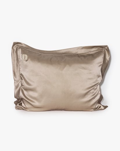 Our New Routine Silk Pillow Case Tigers Eye