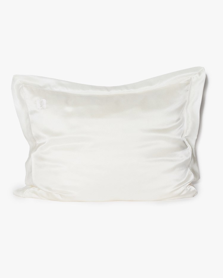 Our New Routine Silk Pillow Case White