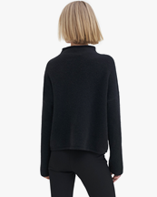 Filippa K Mika Yak Funnelneck Sweater Black