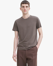 Filippa K Stretch Cotton Tee Dark Sage