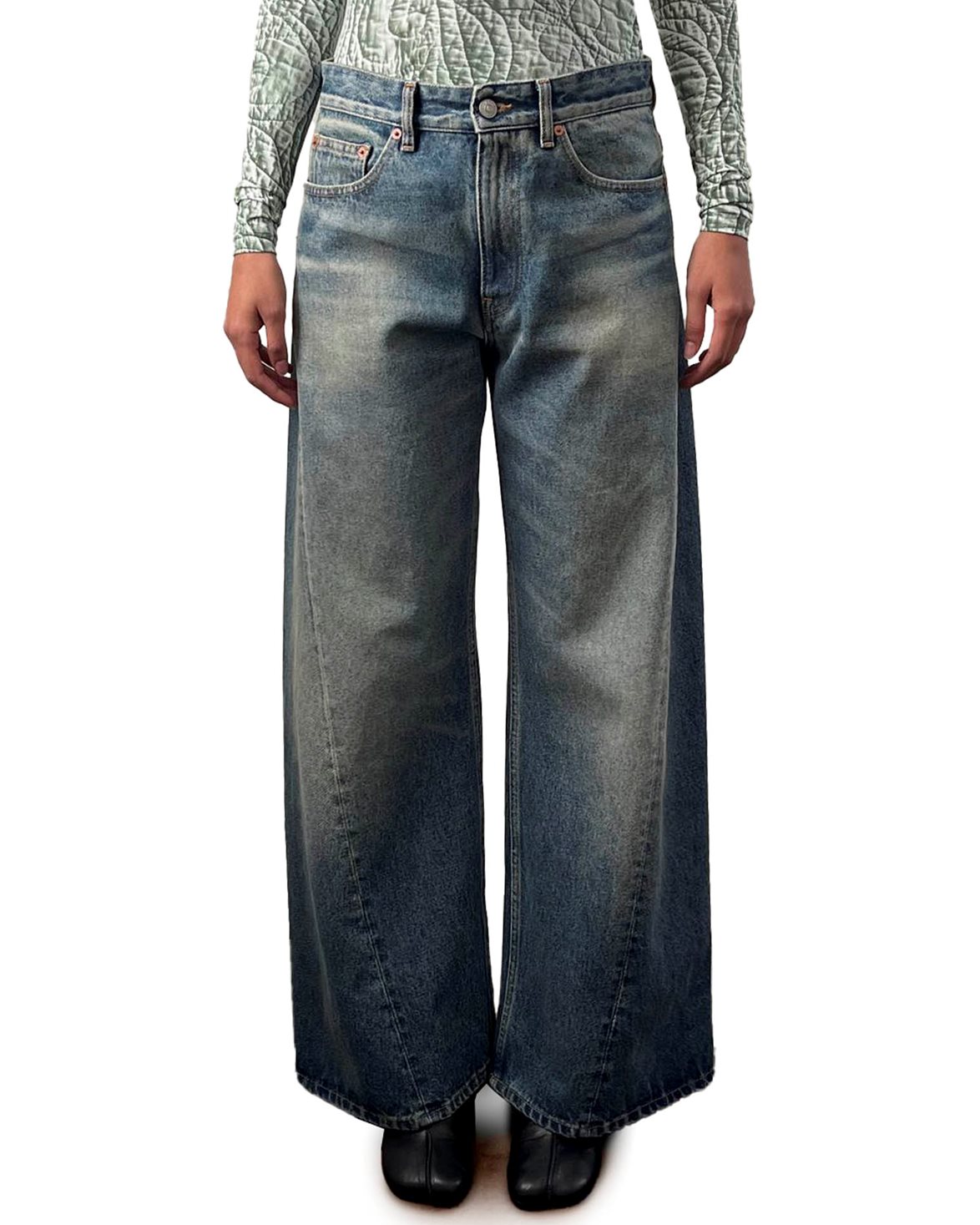 Maison margiela wide leg jeans hotsell