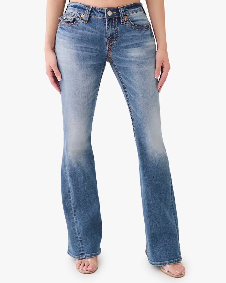 True Religion Joey Low Rise Flare Jeans San Clemente