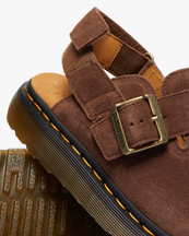 Dr Martens Jorge Ii Slingback Mules Brown E.H Suede