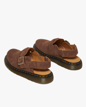 Dr Martens Jorge Ii Slingback Mules Brown E.H Suede