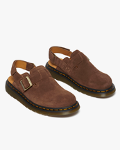 Dr Martens Jorge Ii Slingback Mules Brown E.H Suede