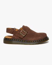 Dr Martens Jorge Ii Slingback Mules Brown E.H Suede
