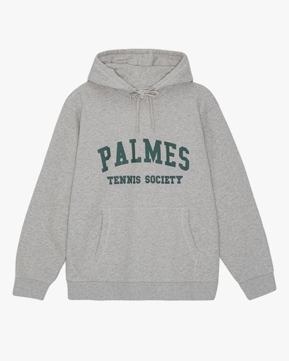 Palmes Mats Hooded Sweatshirt Oatmeal