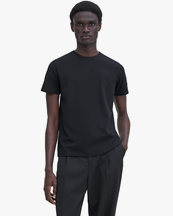 Filippa K Stretch Cotton Tee Black