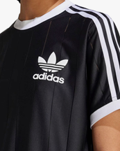 Adidas Originals Adicolor Pinstripe T-Shirt Black