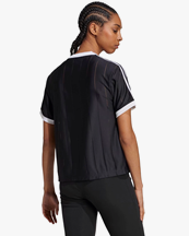 Adidas Originals Adicolor Pinstripe T-Shirt Black