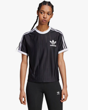 Adidas Originals Adicolor Pinstripe T-Shirt Black