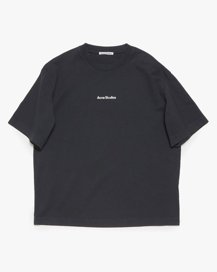 Acne Studios Relaxed Logo T-Shirt Black