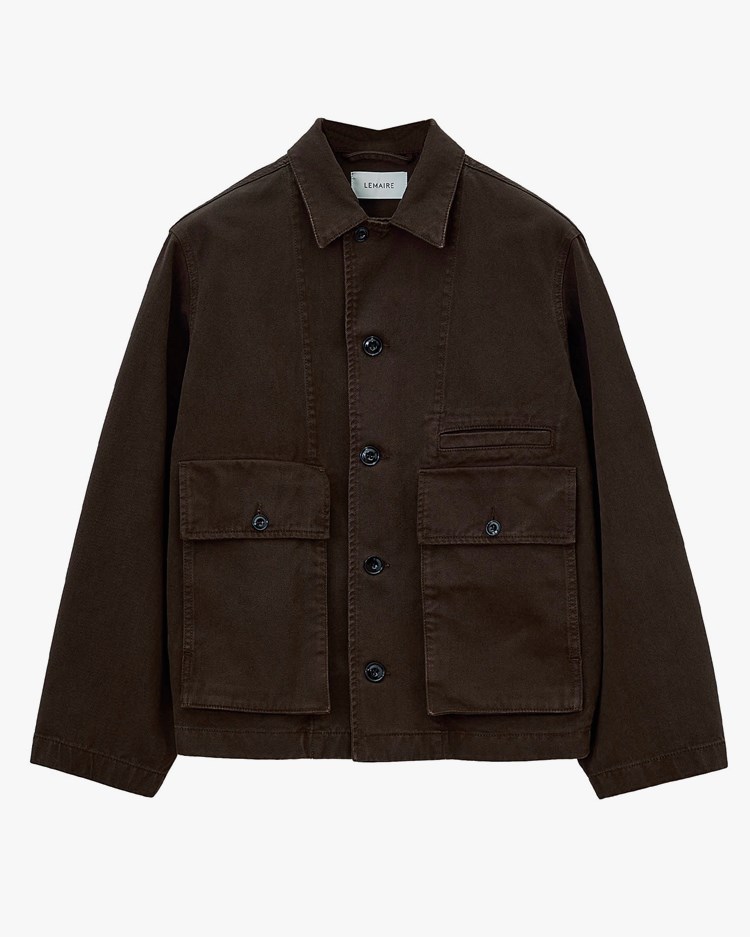 Lemaire Boxy Jacket Espresso