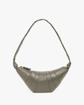 Lemaire Medium Croissant Bag Nappa Leather Dark Sage