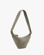 Lemaire Medium Croissant Bag Nappa Leather Dark Sage