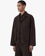 Lemaire Boxy Jacket Espresso