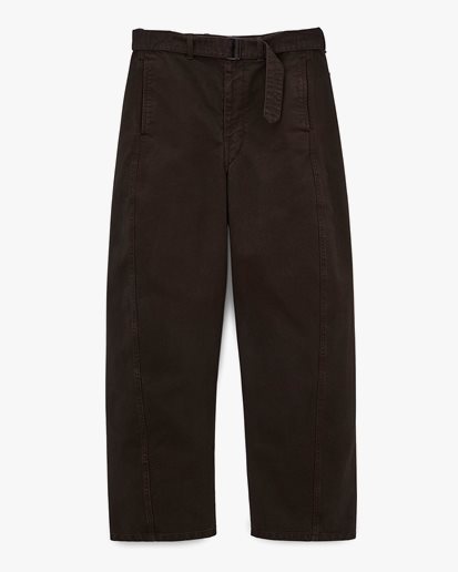 Lemaire Twisted Belted Pants Espresso