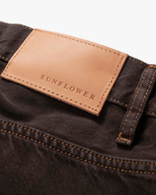 Sunflower Wide Twist Denim Vintage Brown