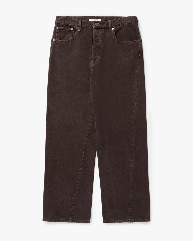 Sunflower Wide Twist Denim Vintage Brown