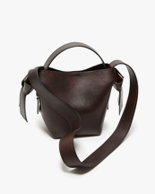 Acne Studios Musubi Mini Shoulder Bag Dark Brown