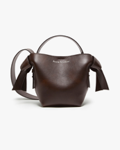 Acne Studios Musubi Mini Shoulder Bag Dark Brown