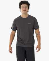 Arc'teryx Cormac Arc'bird Logo T-Shirt Black Heather