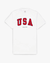 Sporty & Rich Usa T-Shirt White