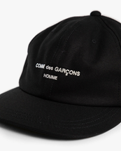 Comme des Garçons Homme Cdg Logo Cap Black