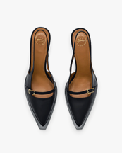 ATP Atelier Mira Slingbacks Black Nappa