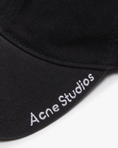 Acne Studios Side Logo Cap Black