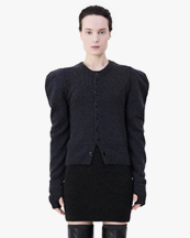 Lemaire Fitted Cardigan Anthracite Melange