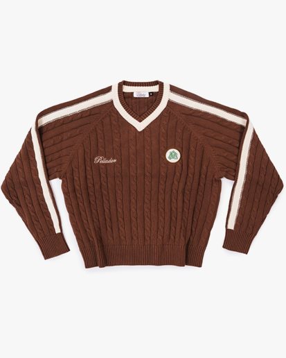 Pellador Cable Knit Jersey Brown