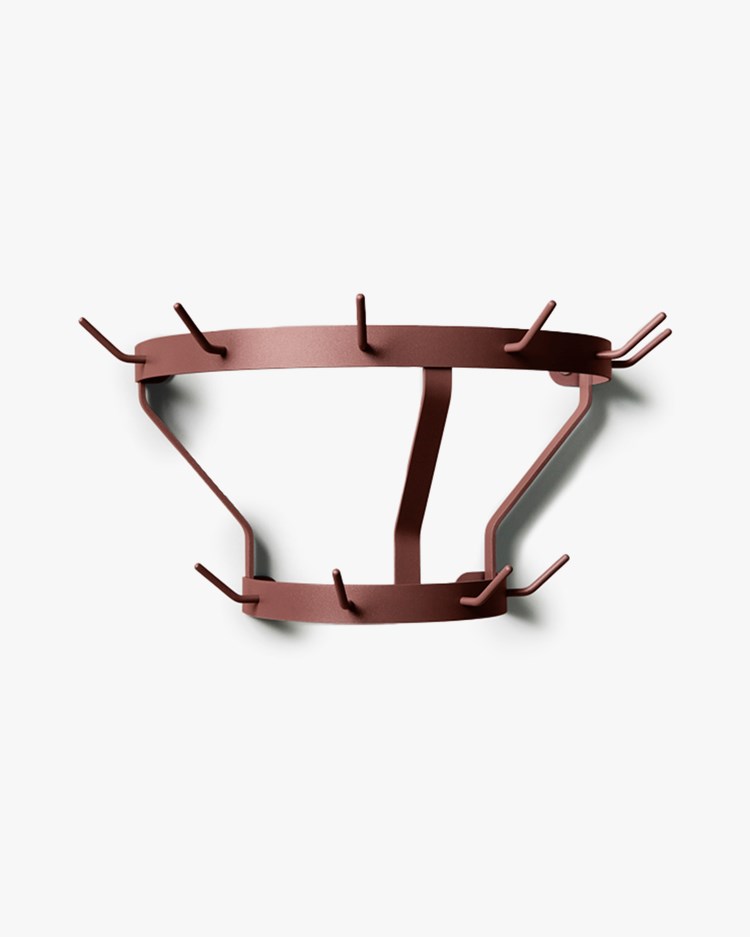 Massproductions Marcel Coat Rack Wine Red