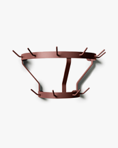 Massproductions Marcel Coat Rack Wine Red